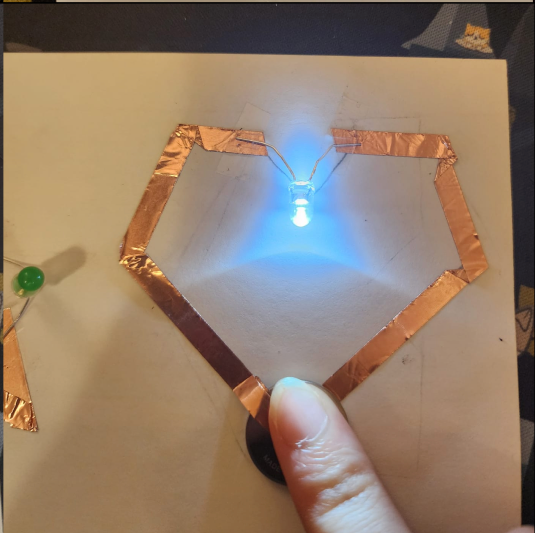 heart shape activated